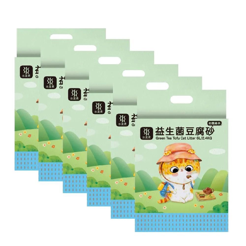 Water Magic 水魔素｜ 綠茶益生菌豆腐貓砂1.5mm