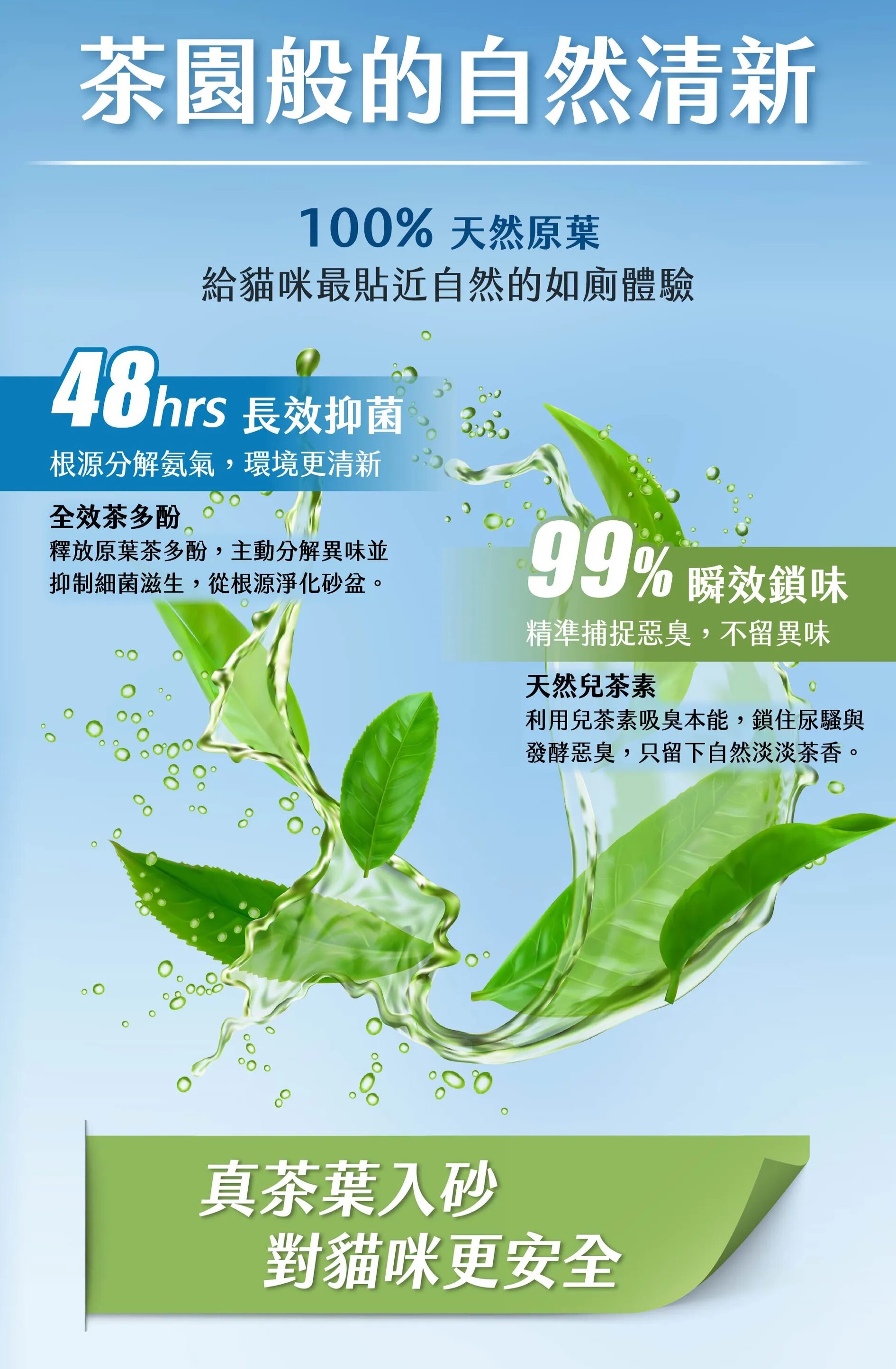 Water Magic 水魔素｜ 綠茶益生菌豆腐貓砂1.5mm