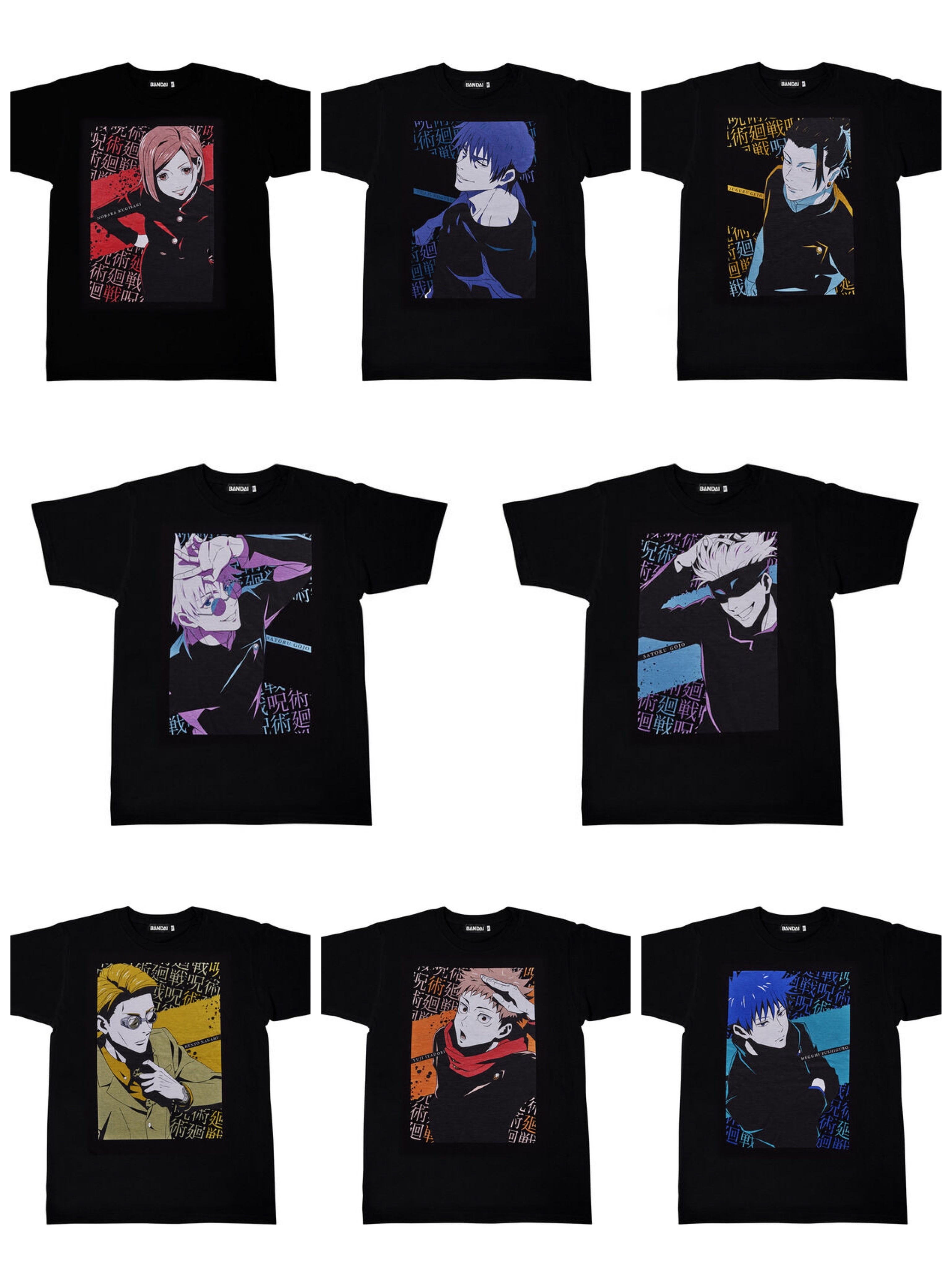 250788 Pbandai 預訂 2026/7月 ＜描き下ろし＞呪術廻戦 Tシャツコレクション－玖－