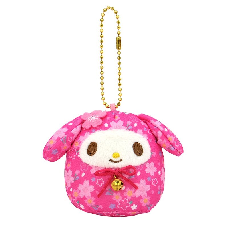 Sanrio 絨毛吊飾娃娃 (櫻花達摩款) Melody #B3
