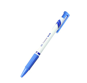 得力 Q25 按制式原子筆 - 藍色  0.7mm 507010250