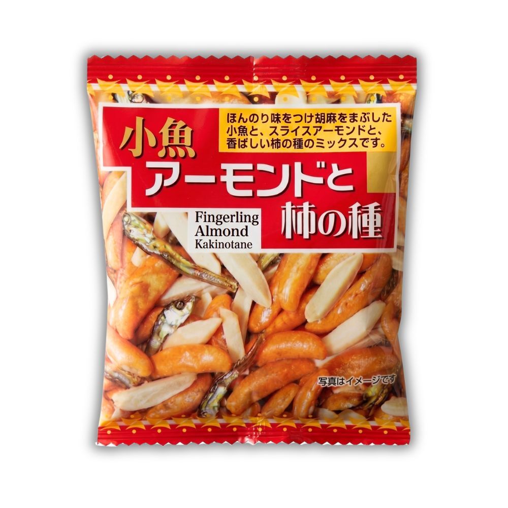 日本 山崎 綜合米果 沙丁魚杏仁風味 10袋入