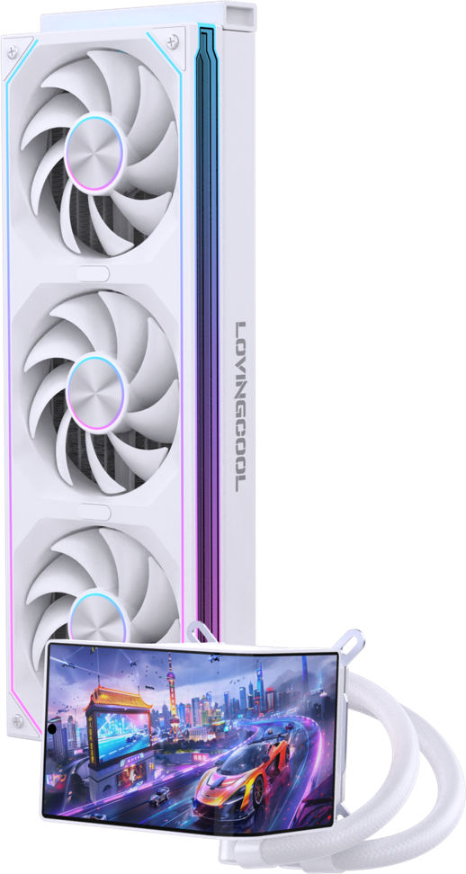 Lovingcool SC70-360 水冷散熱器 -黑/白