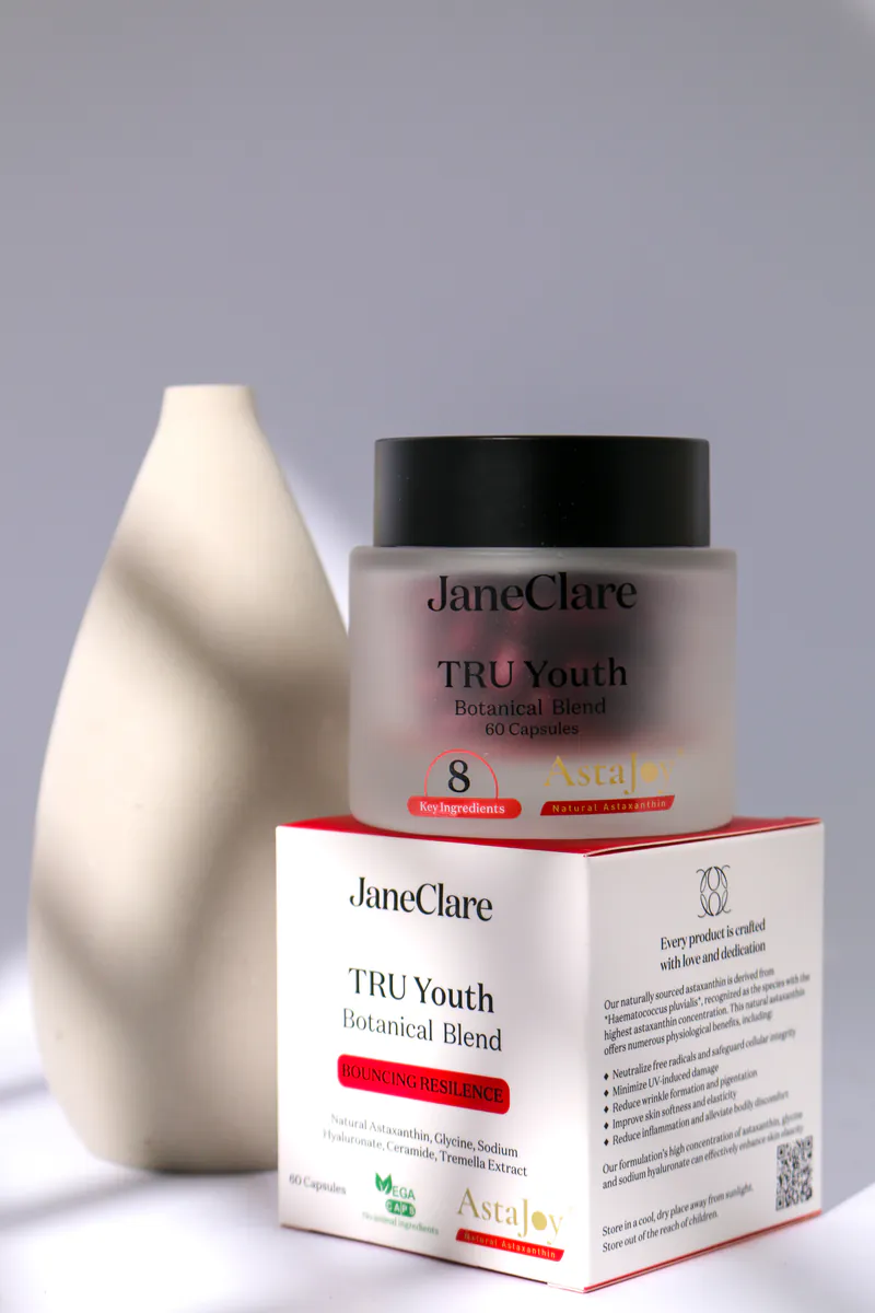 *凡購買JaneClare產品以優惠加購，如單獨購買則不出貨*JaneClare TRU Youth Botanical Blend 60粒 *折實滿$599包順豐智能櫃*125live
