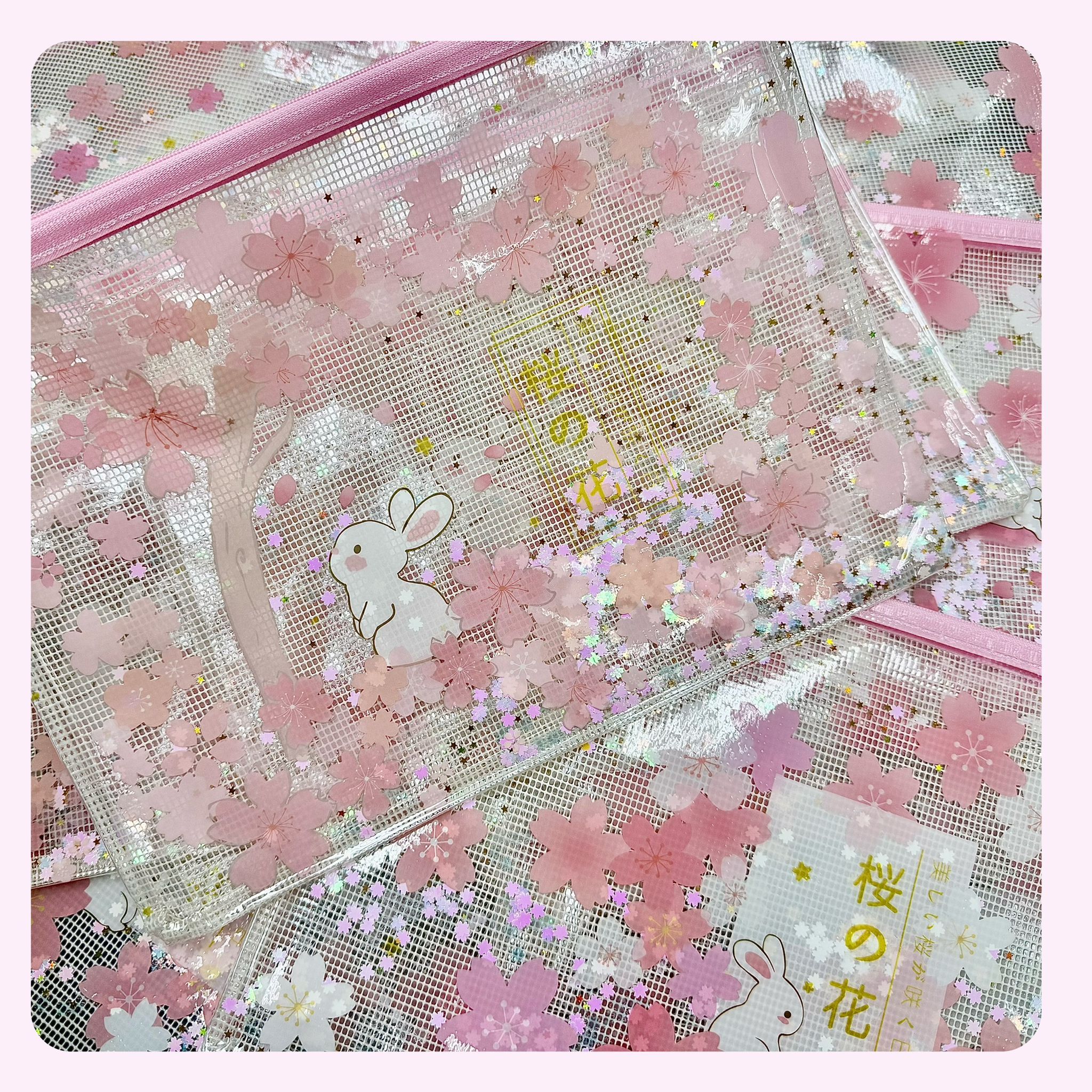 (現貨) 櫻花閃片A4文件袋🌸