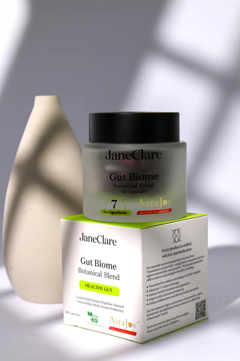 *凡購買JaneClare產品以優惠加購，如單獨購買則不出貨*JaneClare Gut Biome Botanical Blend 60粒 *折實滿$599包順豐智能櫃*125live