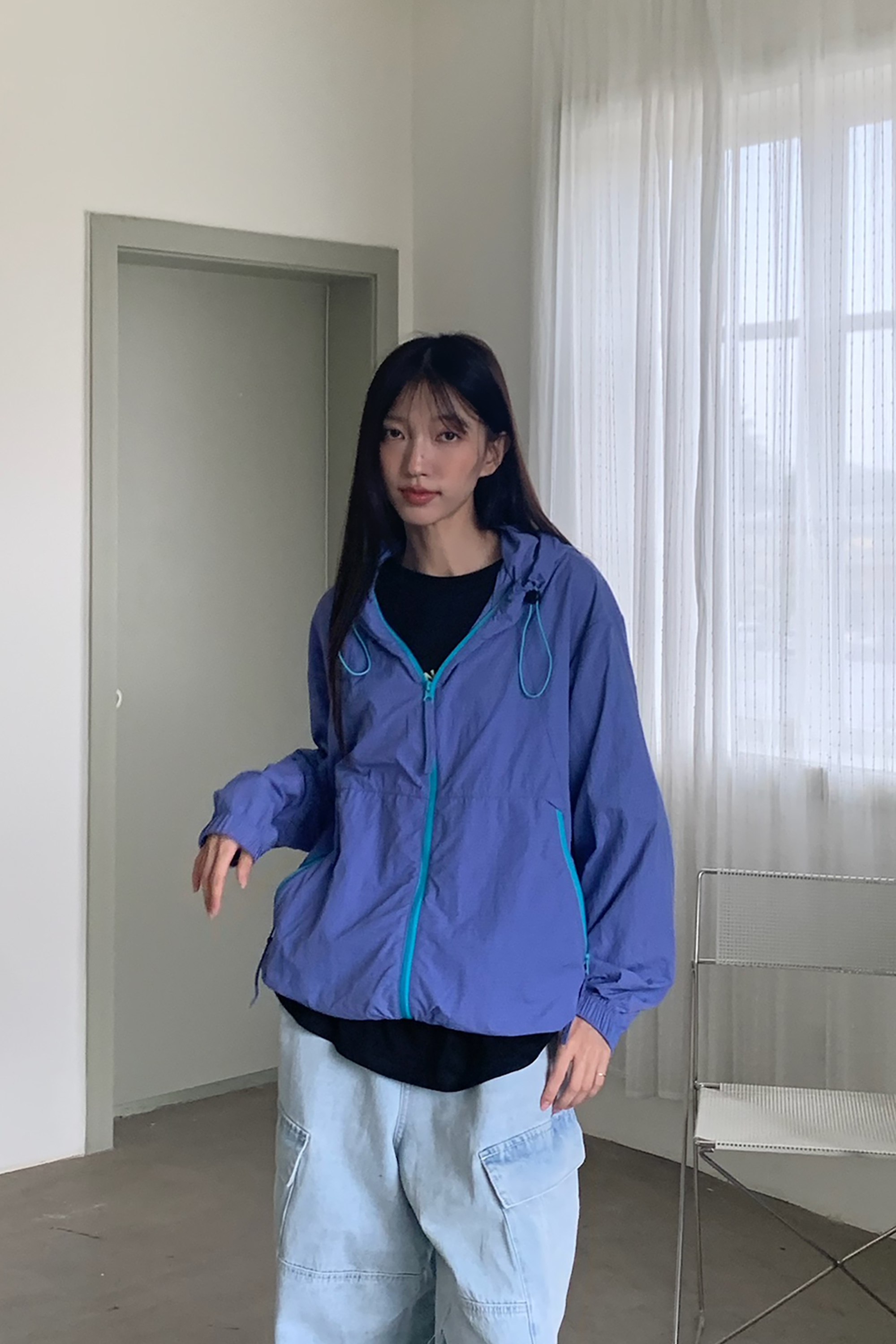 May｜機能撞色拉鏈外套 3色