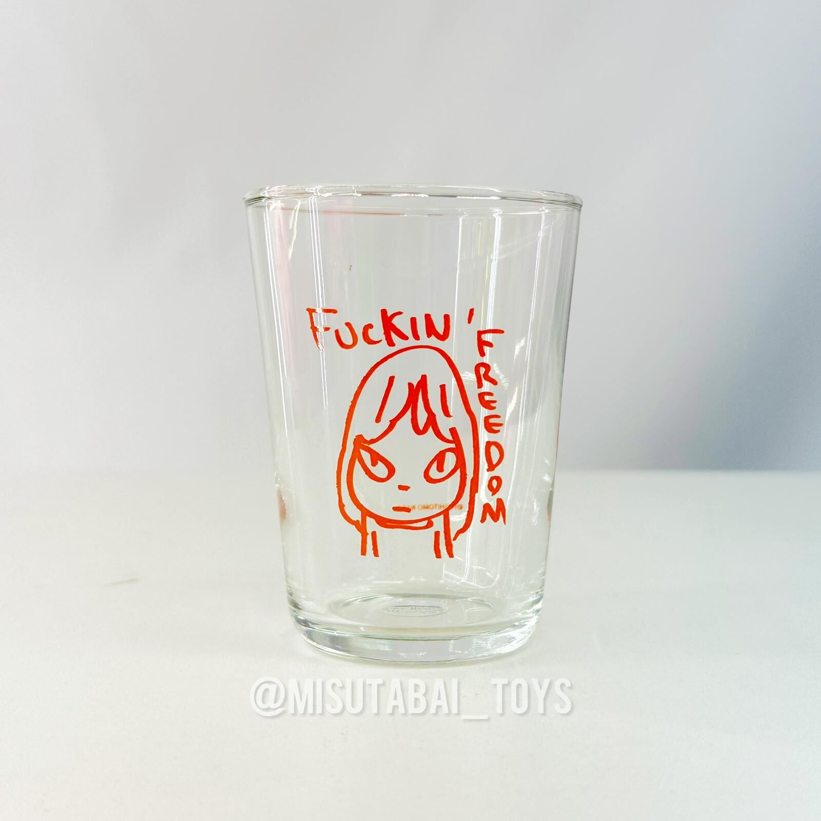 Yoshitomo Nara Glass Cup (Fuckin' Freedom)
