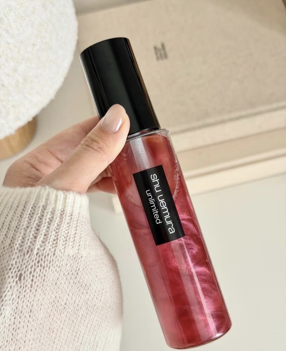 📦預購 植村秀SHU UEMURA-無極限緋紅亮顏定妝噴霧100ml