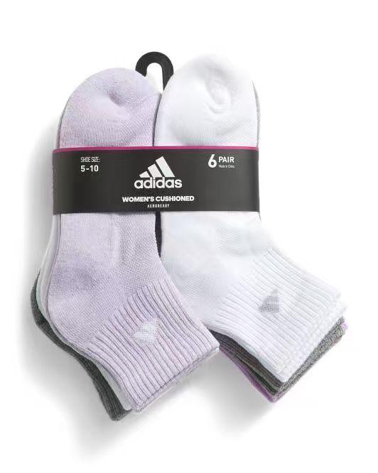 【預購】ADIDAS H051215 女裝運動中筒襪 ( 6對裝 )