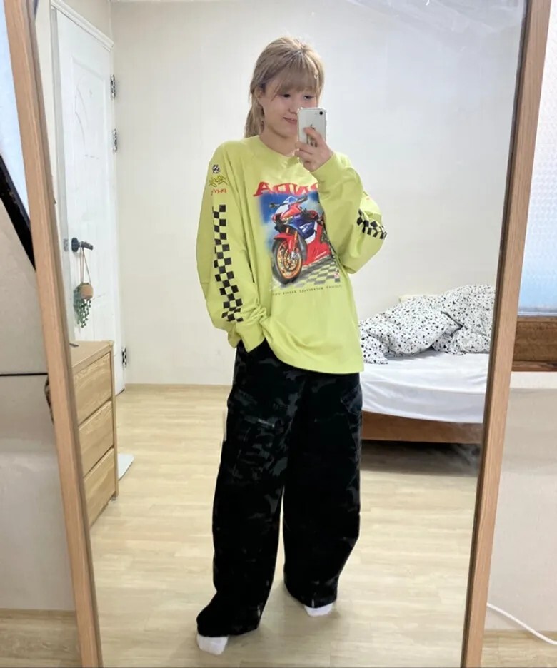 【OWN】ARTISTWEAR 工裝 寬褲 迷彩 長褲 夏季 層次 男女同款 迷彩 韓國限定 韓國品牌 熱門 AT2EH-F1PT805