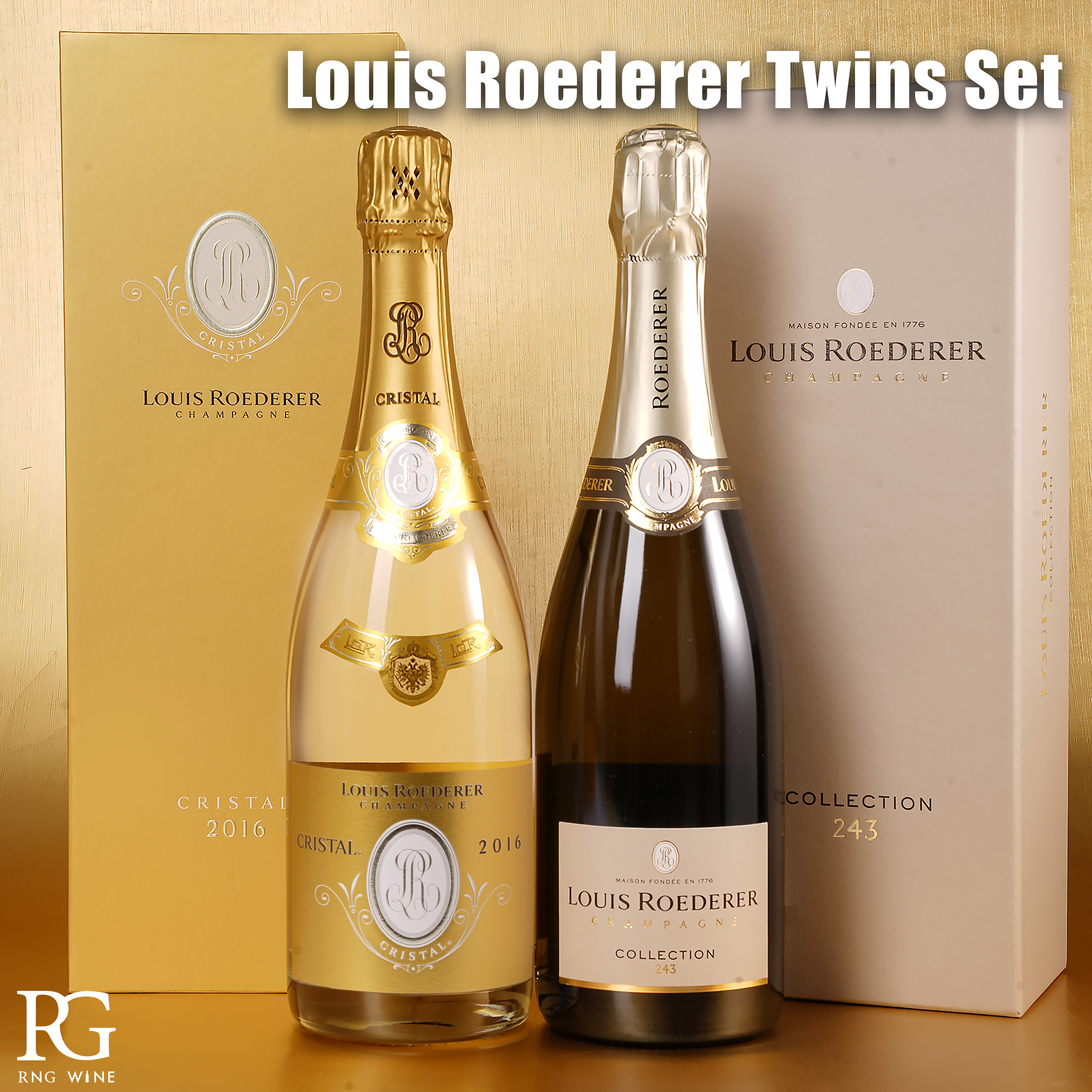 Louis Roederer Twins Set - 2 Bottles Pack