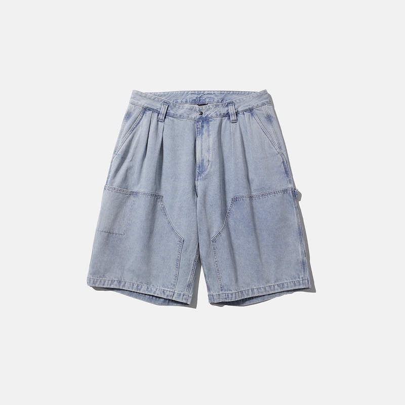 moif - WIDE CARPENTER DENIM SHORTS - PMF026-02DN03