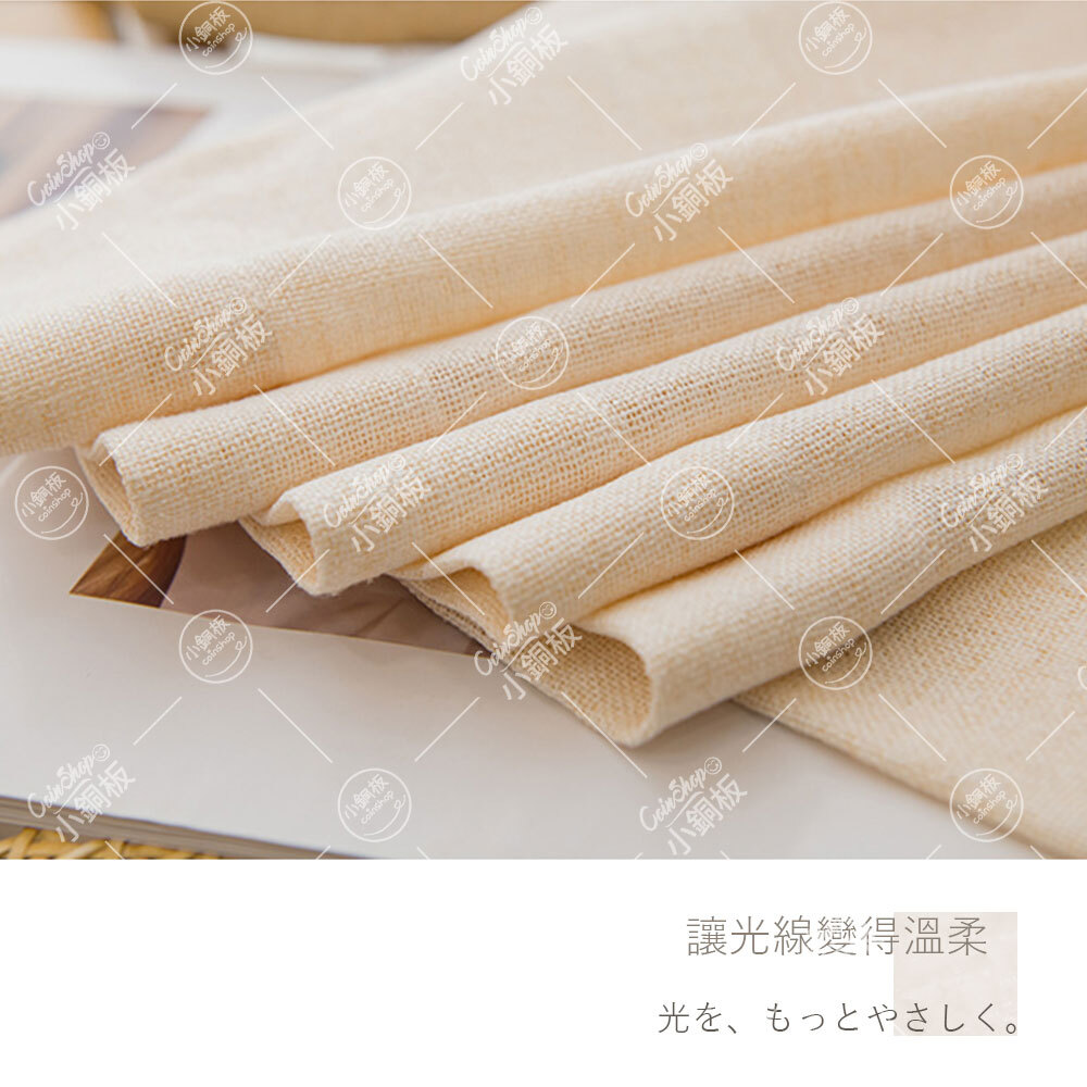 寬85x高180 • 輕亞麻軟紗門簾
