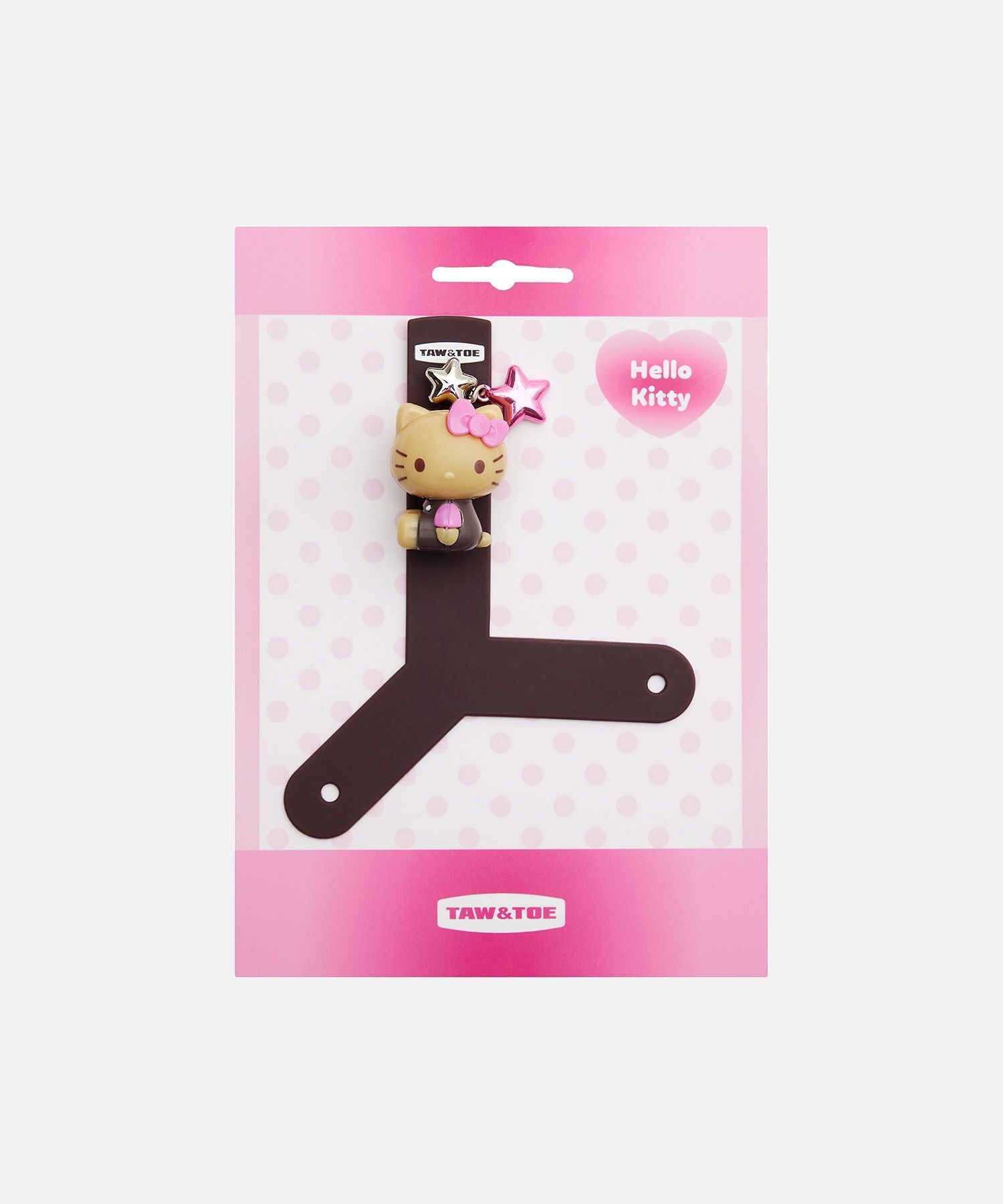 TAW&TOE Hello Kitty 聯名拖鞋套組 棕色 TATU261BSFF022TK