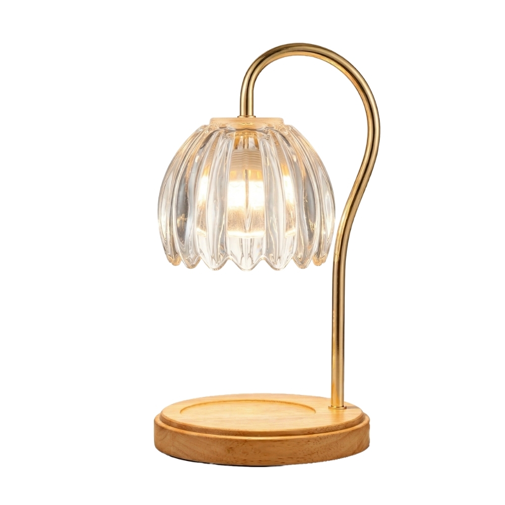 Amber glow candle warmer