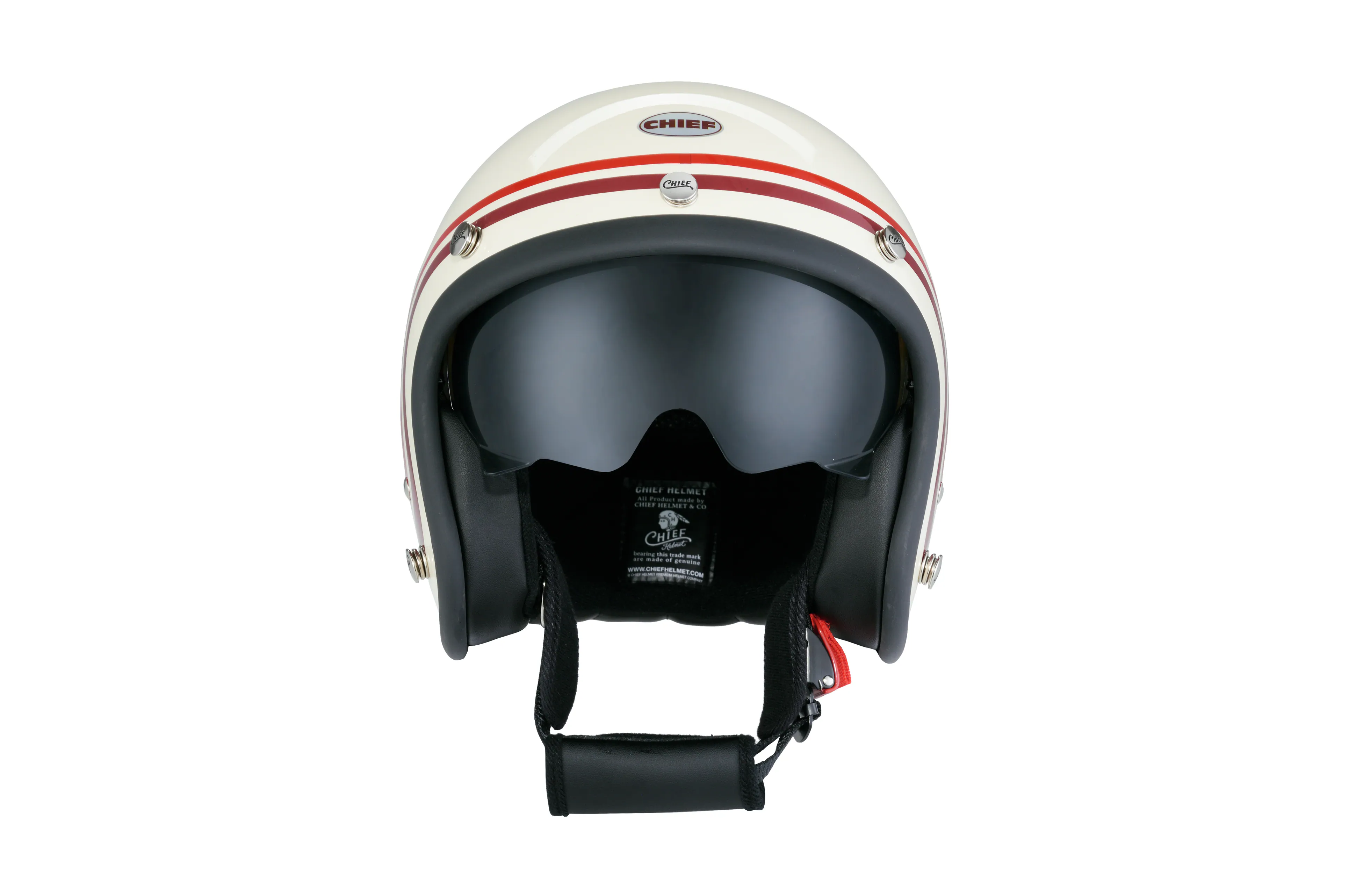 Chief Helmet DEMETER 翅膀 白 3/4 半罩 復古帽