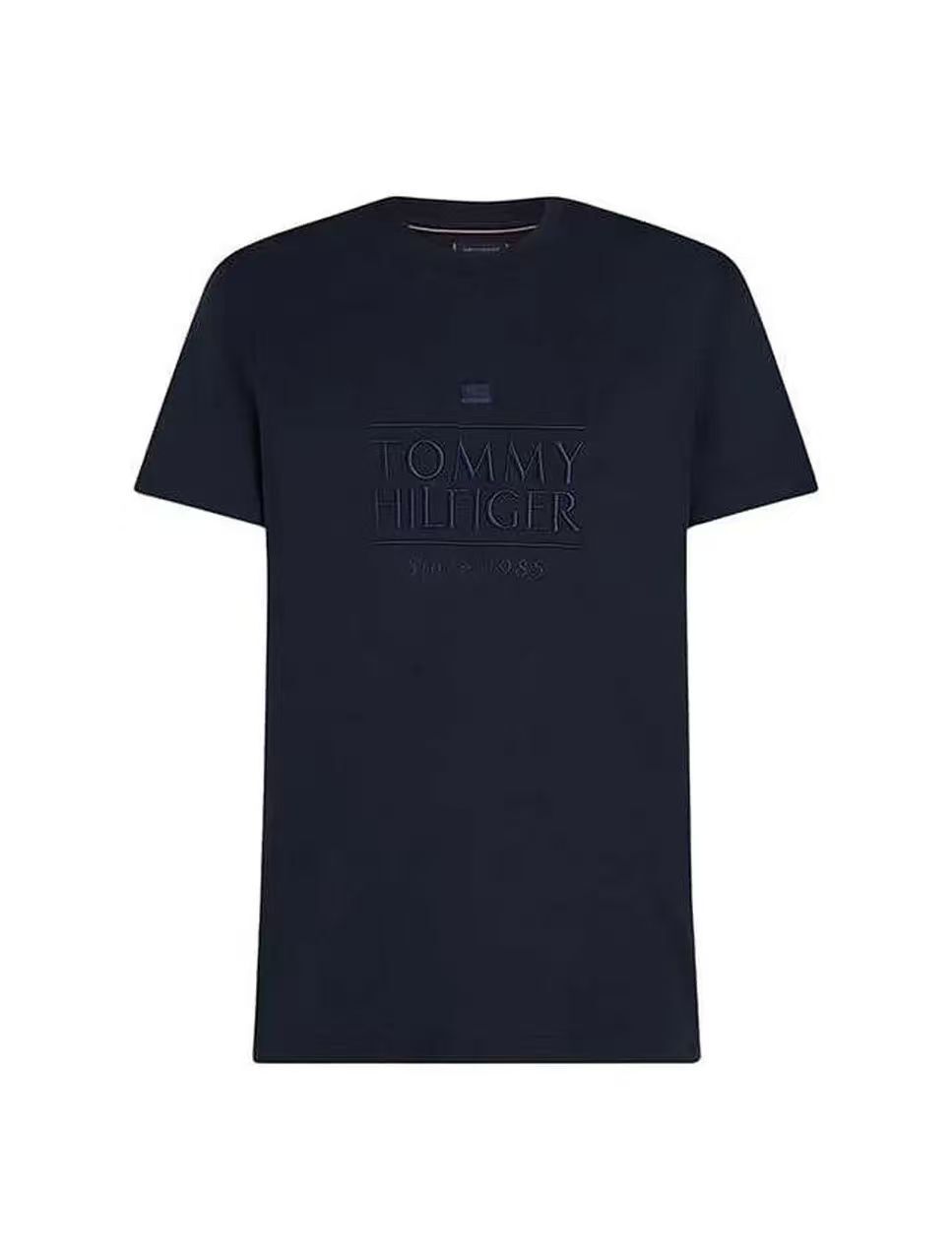【預購】Tommy Hilfiger H051225 經典刺繡款短袖上衣 (深藍色)
