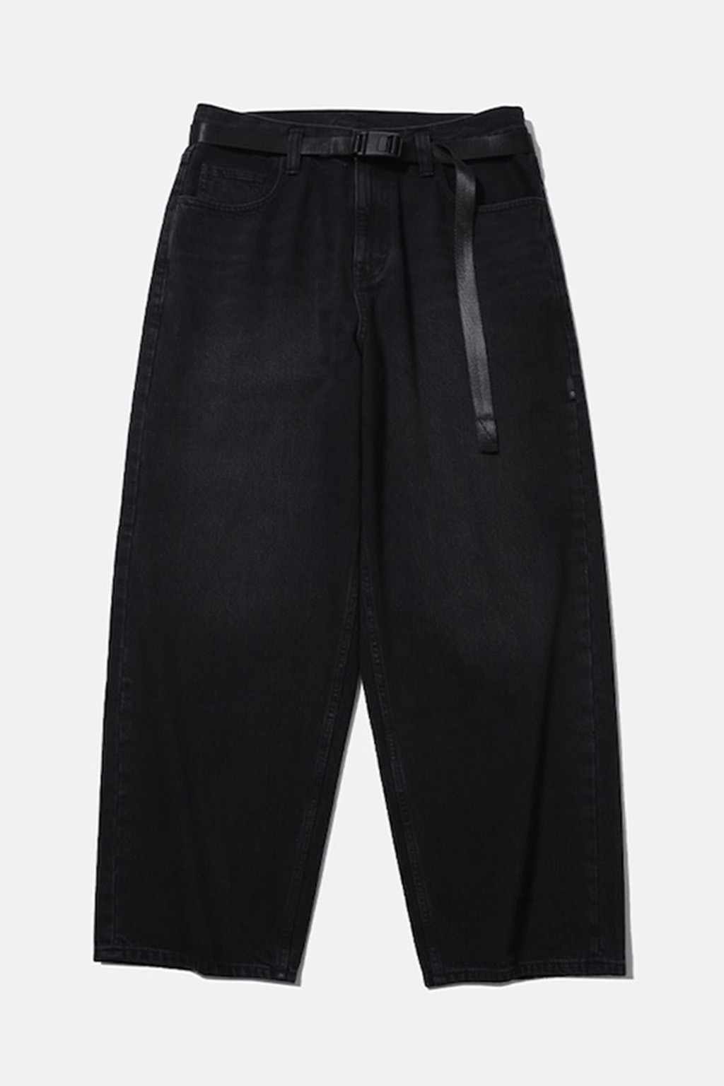 moif - WIDE 6P BELTED DENIM PANTS - PMF026-01DN02