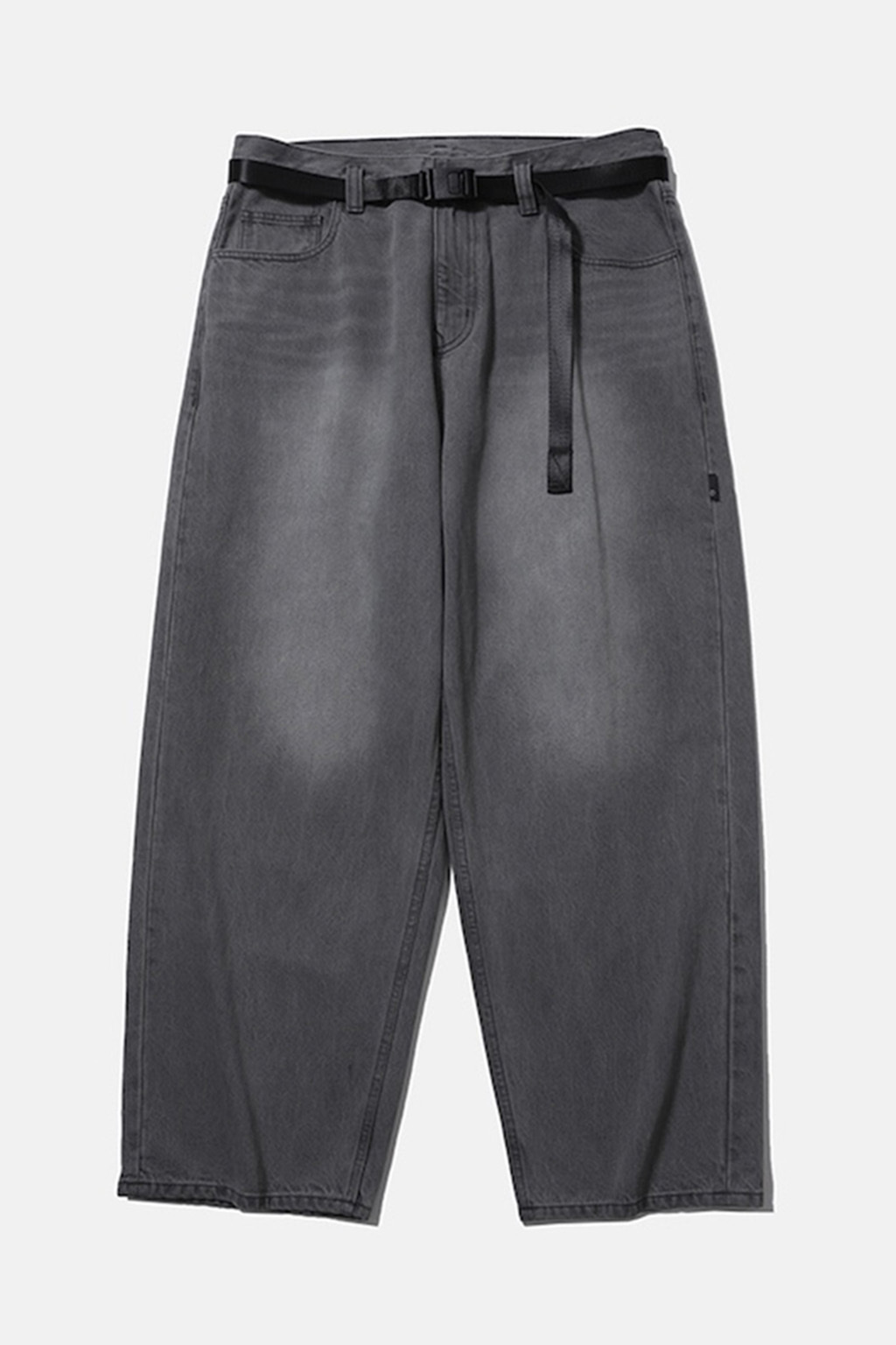 moif - WIDE 6P BELTED DENIM PANTS - PMF026-01DN02