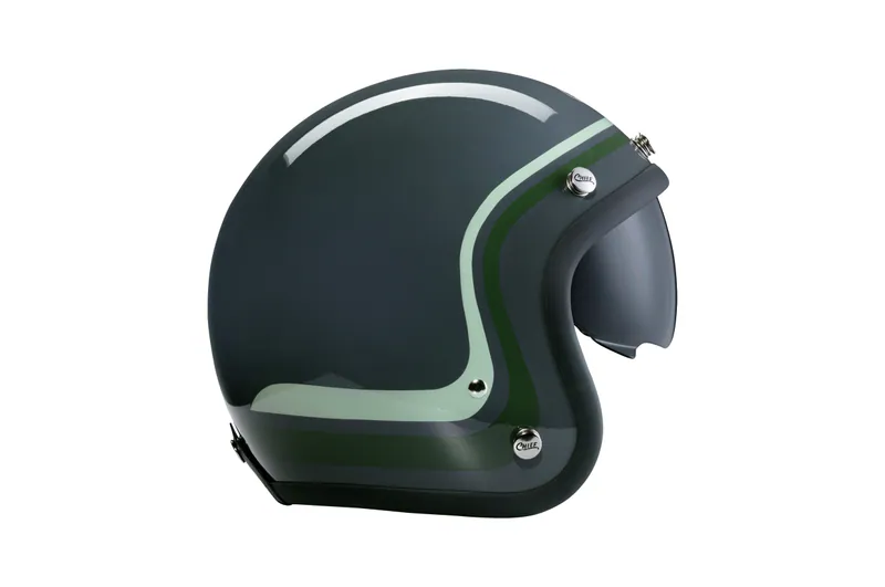 Chief Helmet DEMETER 翅膀 灰 3/4 半罩 復古帽