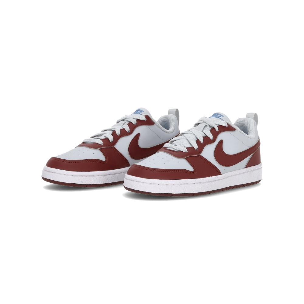 Nike Court Borough Low Recraft GS 大童 酒紅白色 皮革 休閒鞋 DV5456-006