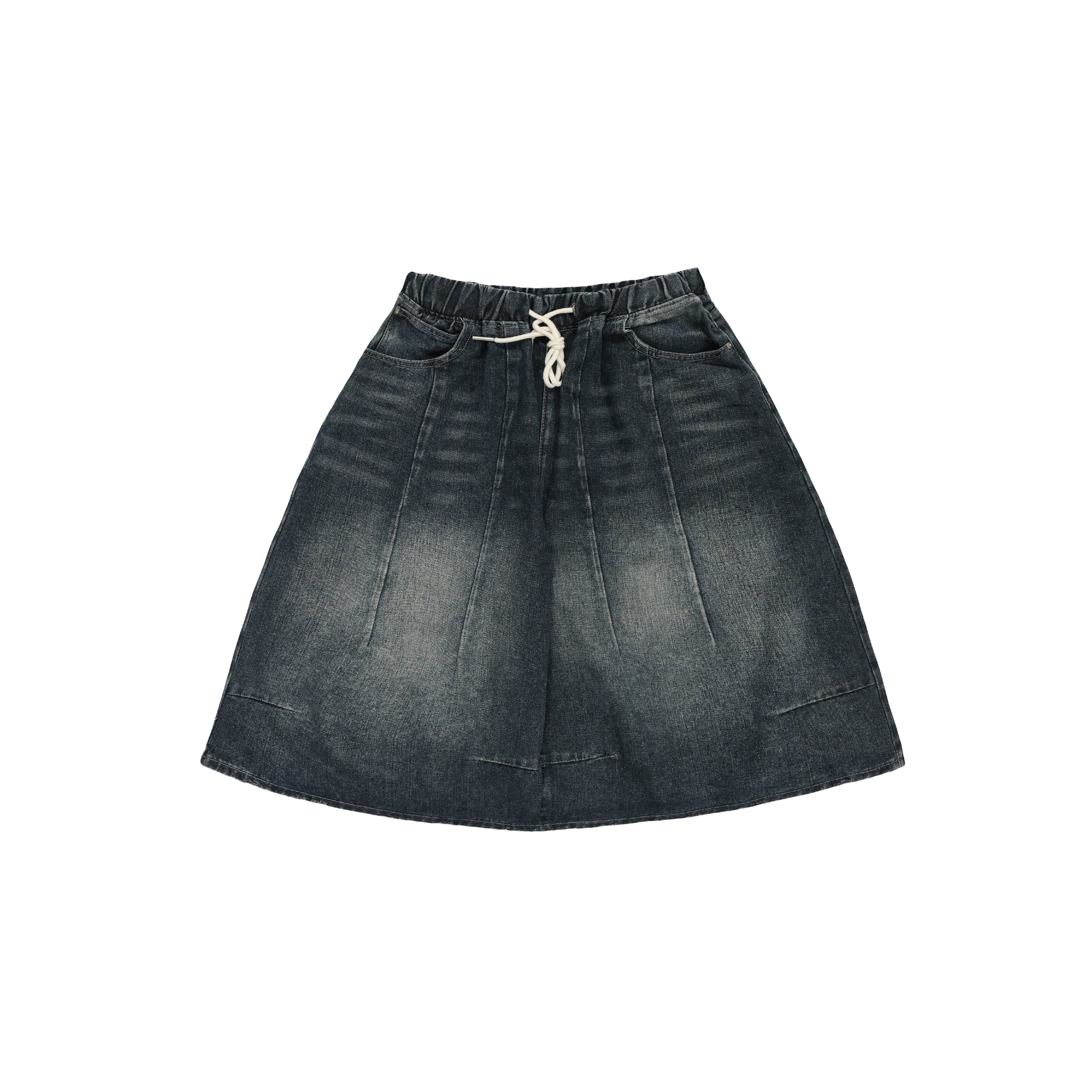 復古刷色丹寧褲 Vintage Wide-Leg Denim SS-015