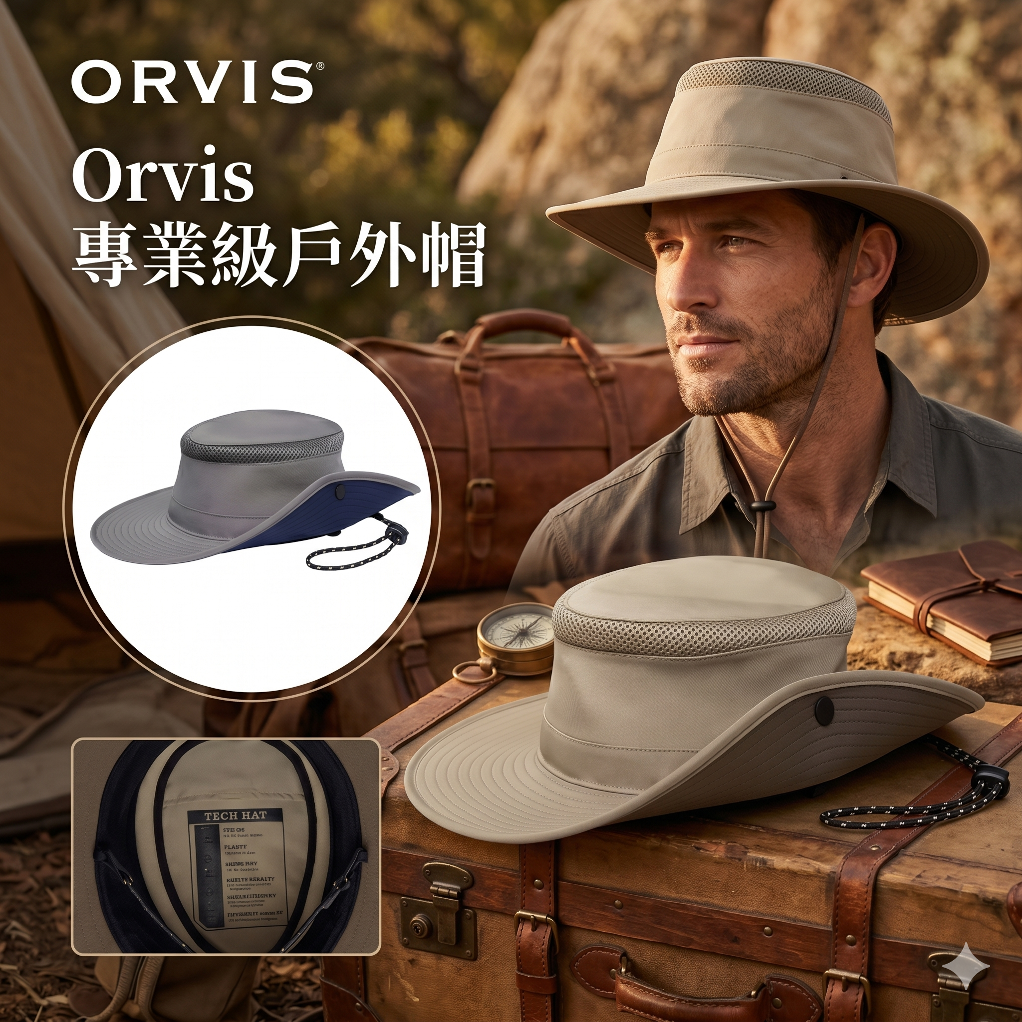 【預購】Orvis  H051224 專業級戶外帽