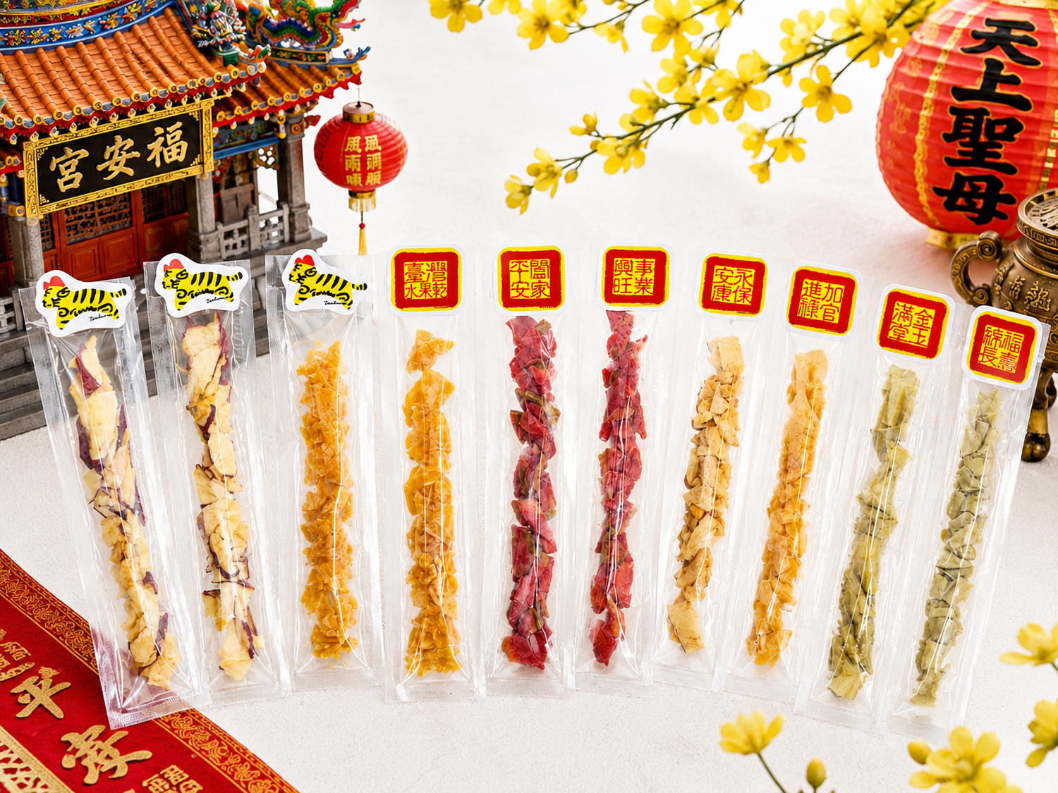 Bringing Safety Tiger Seal Patterns - Dried Fruits - Stick Pack