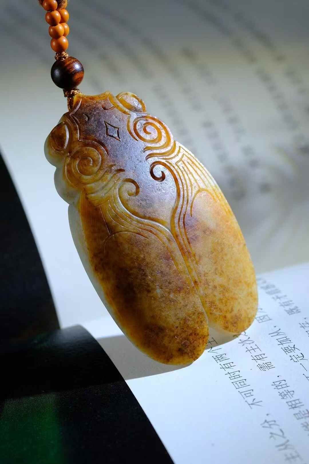 42971 和田玉籽料一鳴驚人