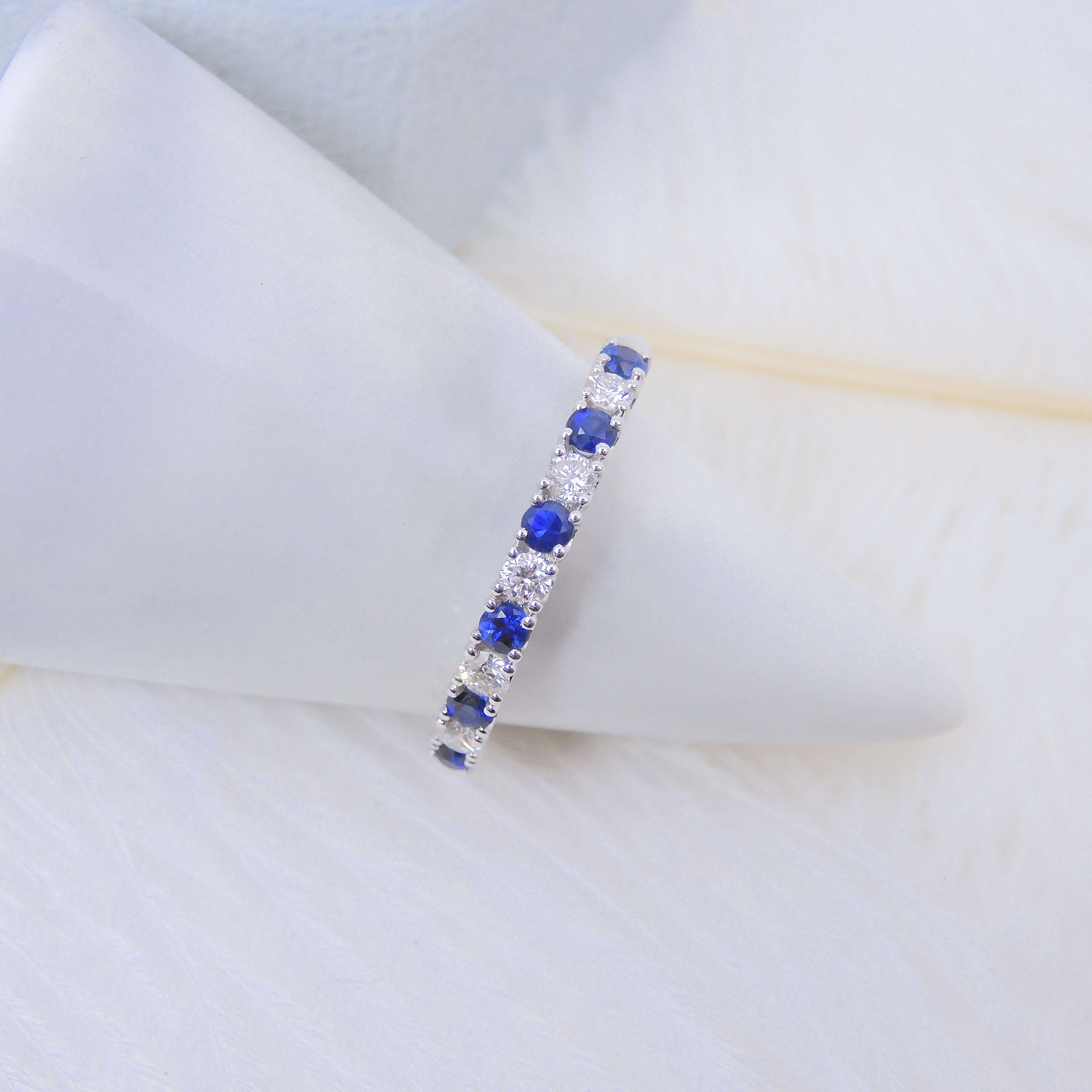 18K Gold 0.3ct Sapphire Ring