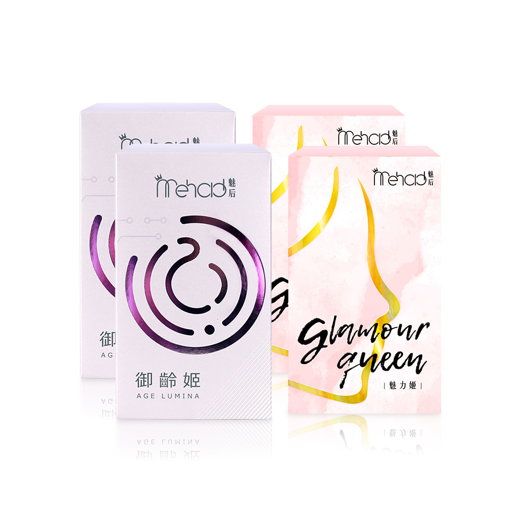 【米可白代言】(2+2)Mehold 御齡姬膠囊(30顆/入) X2+Mehold 魅力姬軟膠囊(30顆/入) X2