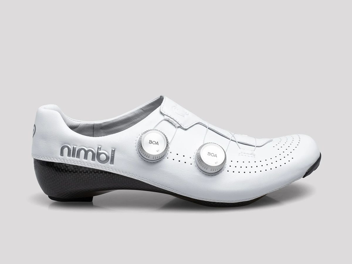 Nimbl Exceed Ultimate Glide 公路車鞋 - 白/銀