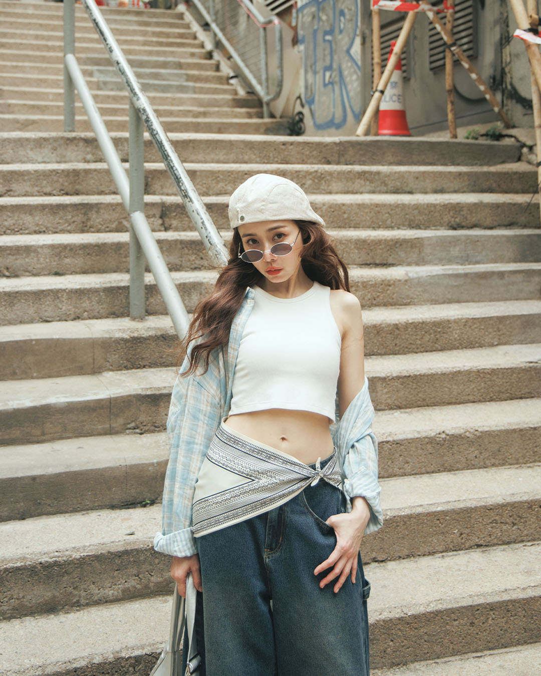 Simple solid color fitted short vest, available in eight colors【01099733】in stock+pre-order