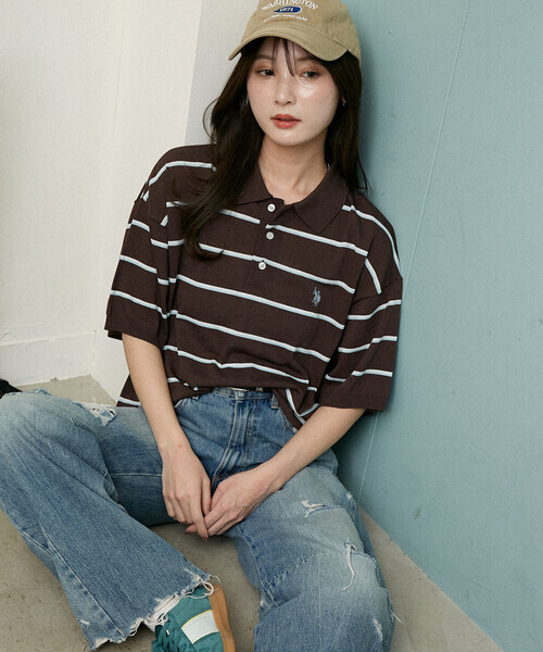 日本🇯🇵連線 U.S. POLO ASSN. × PUBLUX 刺繡針織Polo衫 男女可穿 T恤 短袖 休閒 刺繡 Polo衫 7色(任買兩件711免運)/預購