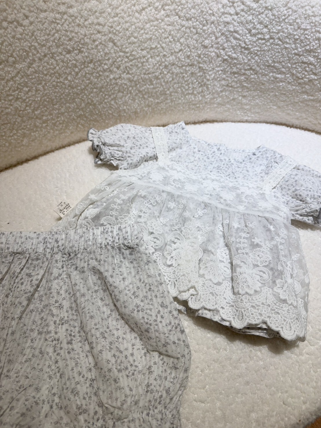 A161蕾絲罩衫花花三件組