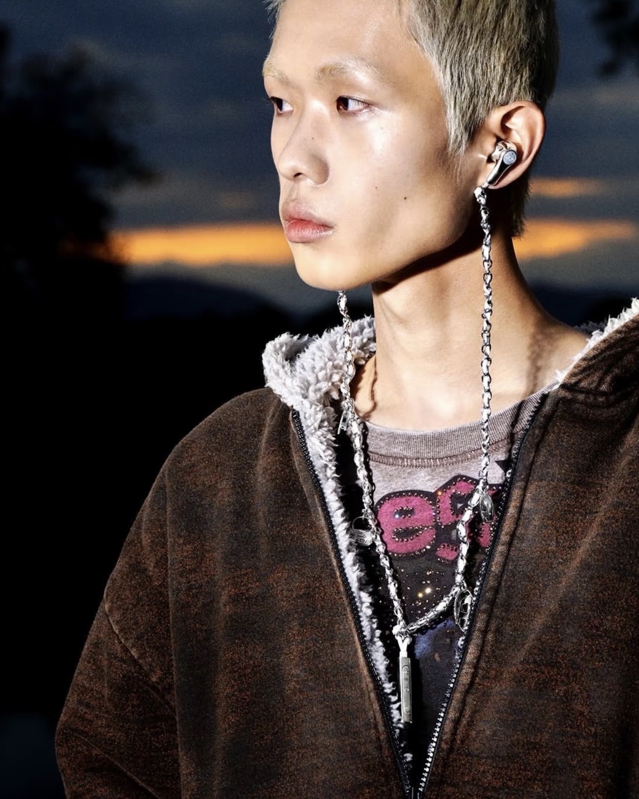 【Focus Store】預購 Diesel Wired Earbuds and charms "Silver" 銀色 有線耳機 Type-C 接頭