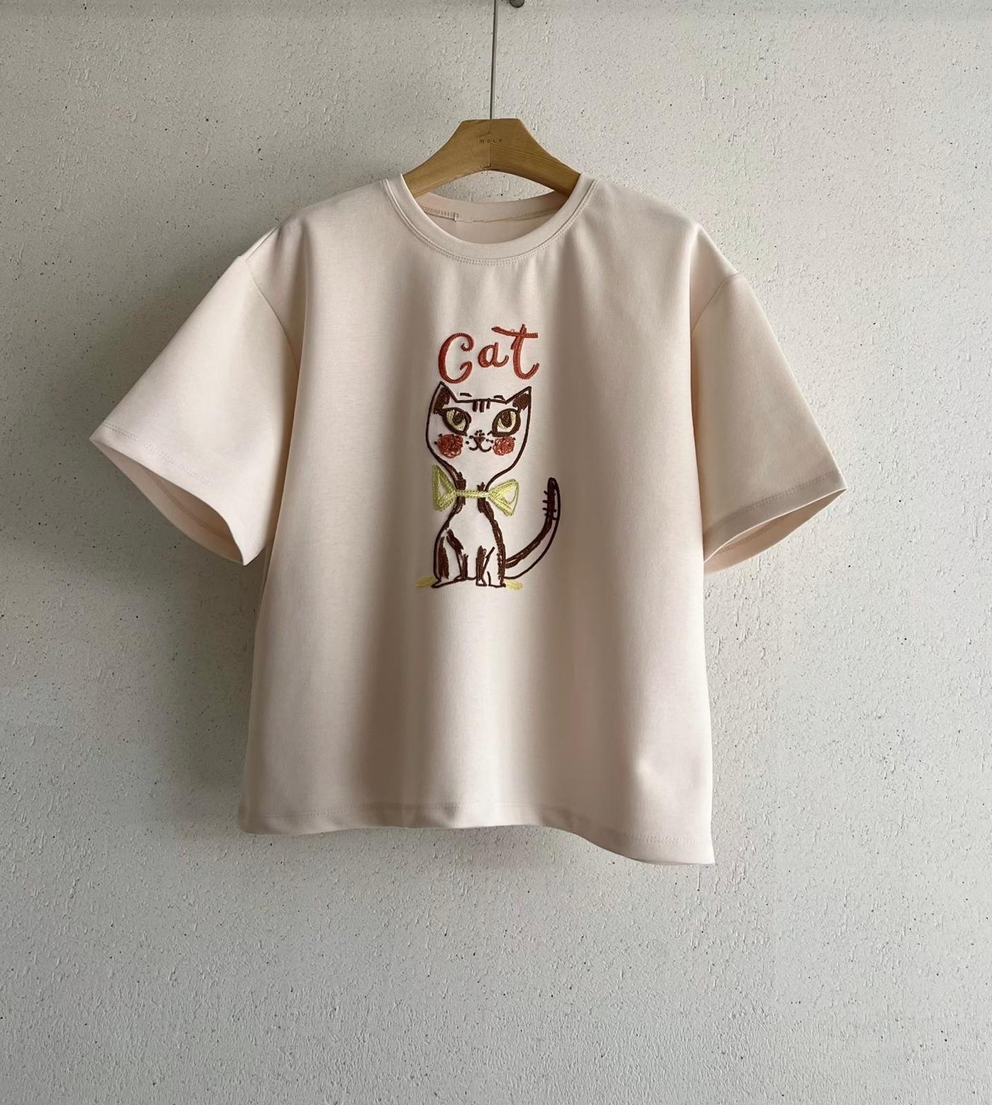 M牌子貓圖案top ～163U