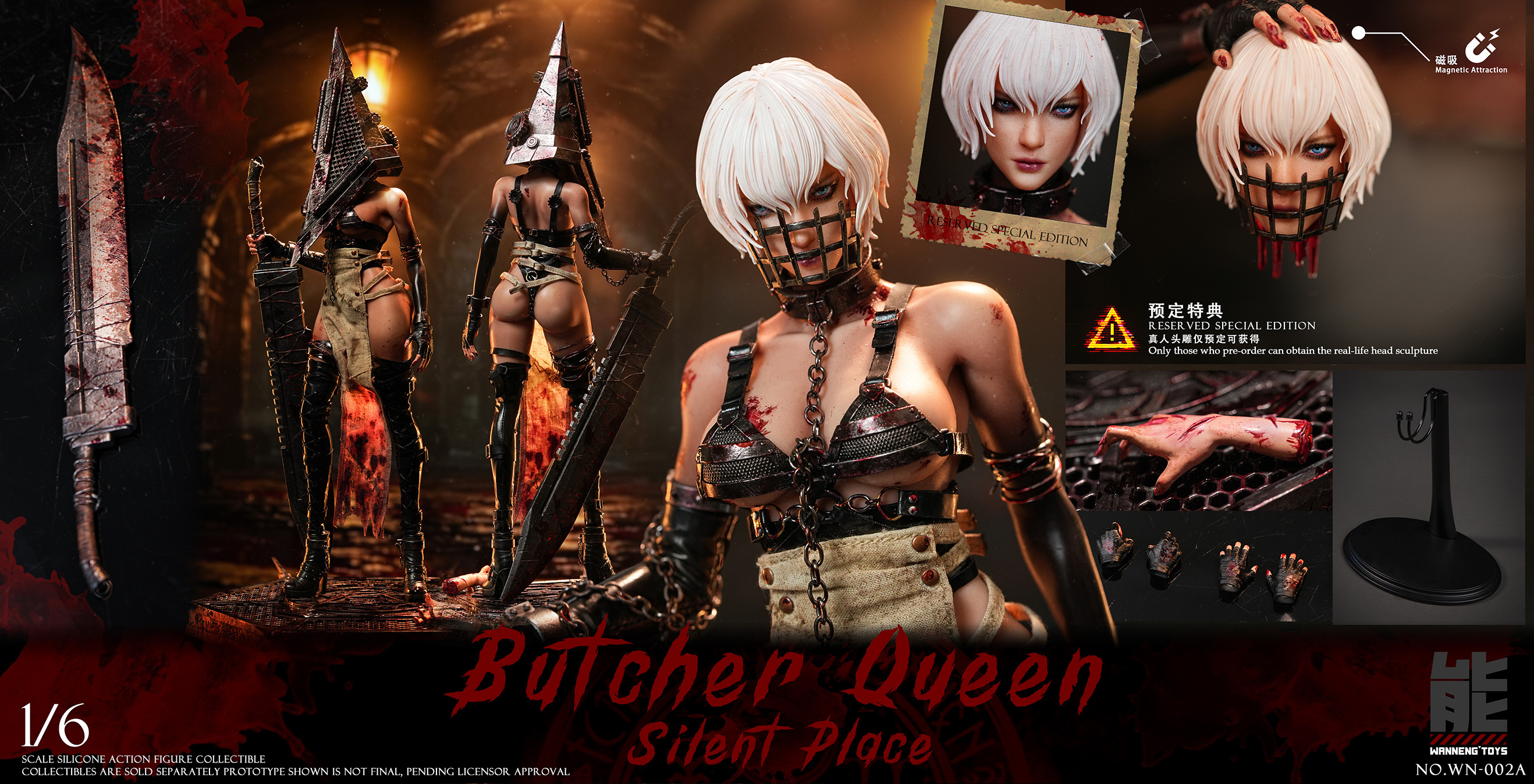 (預訂) WANNENG TOYS wn-002a 1/6 Butcher Queen (normal ver)