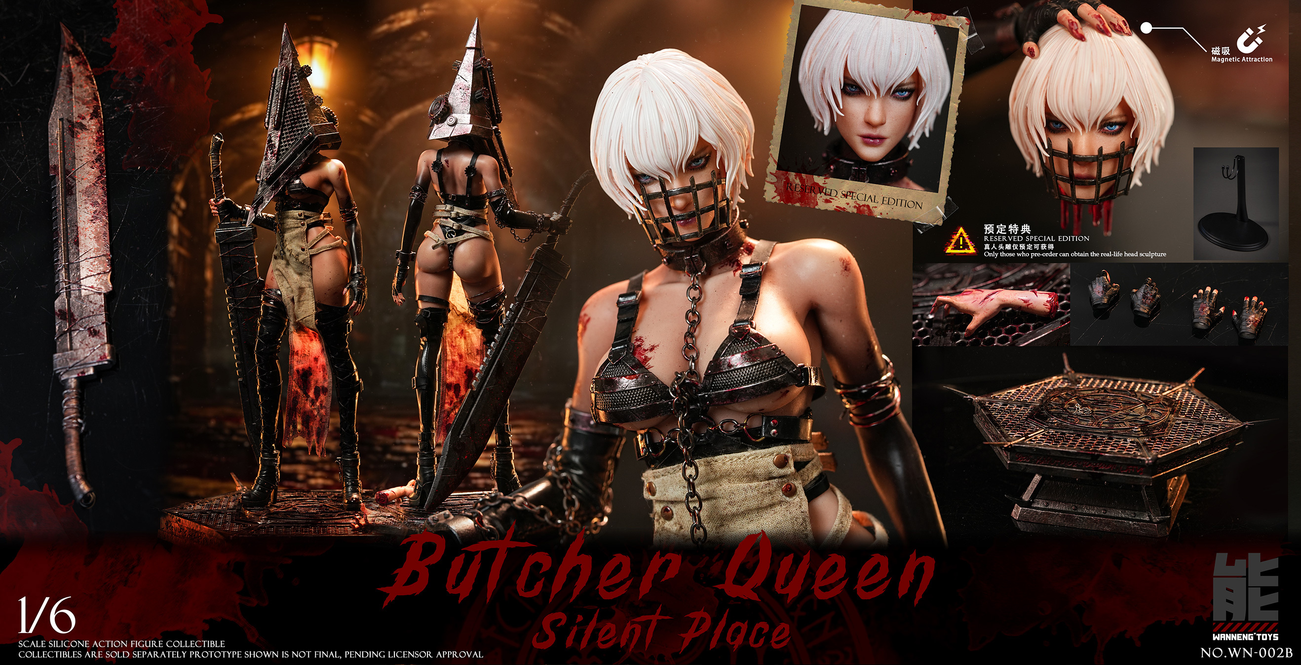 (預訂) WANNENG TOYS wn-002b 1/6 Butcher Queen (DX ver)