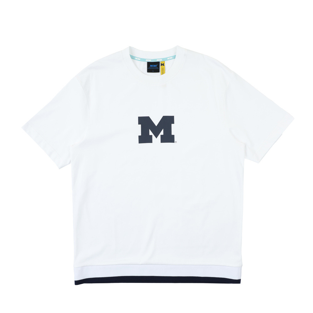 NCAA 短T 白色 MCG 字母T 短袖 中性 7625100700