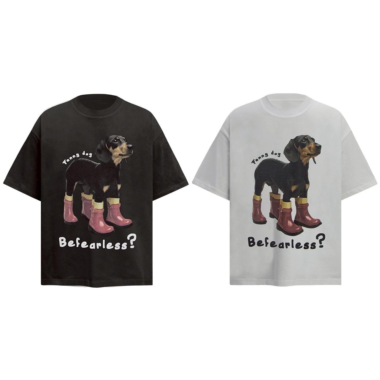 SBG 長腿臘腸短T  V0022
