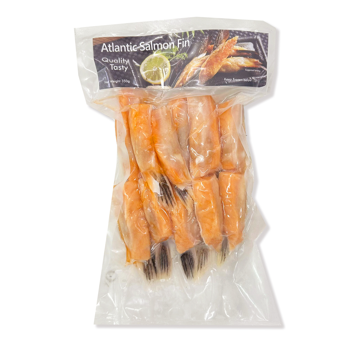 Atlantic Salmon Fin (Fish)(est.300-350g)｜Seafood｜BBQ｜Omega-3 (Frozen-18°C)
