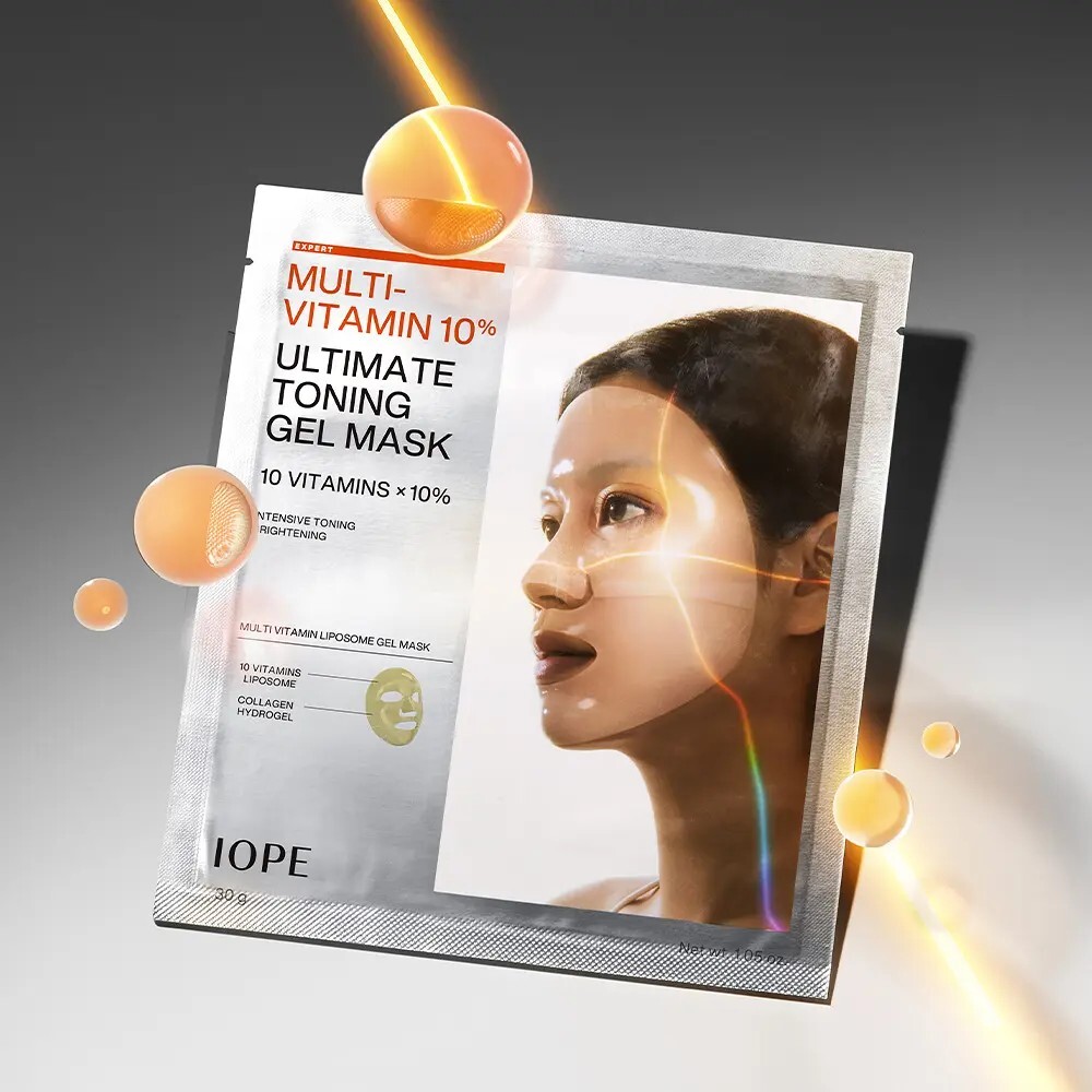 IOPE 10多重維他命10%終極調理凝膠面膜4片 (+1片)