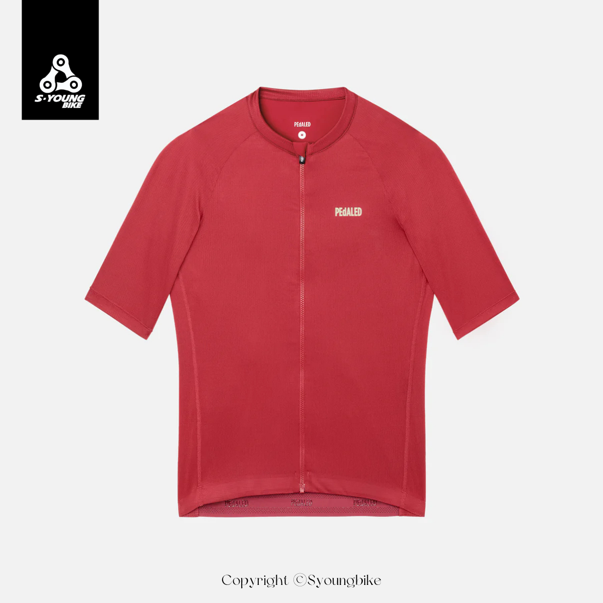 【PEdALED】Element Mesh Jersey 男短袖車衣 / Red
