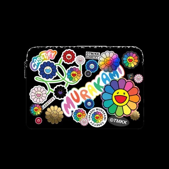 Takashi Murakami Flower Sticker Mania Laptop Sleeve (Small 13")