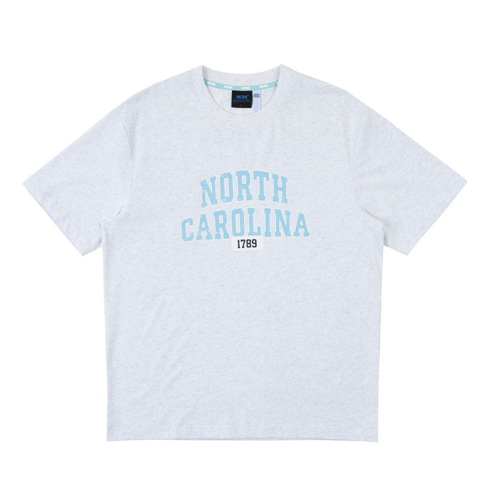 NCAA 短T 淺灰 UNC 排字T 短袖 中性 7625101711