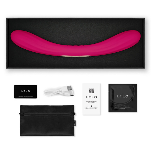 LELO Boomerang APP 雙頭震動器 櫻桃色
