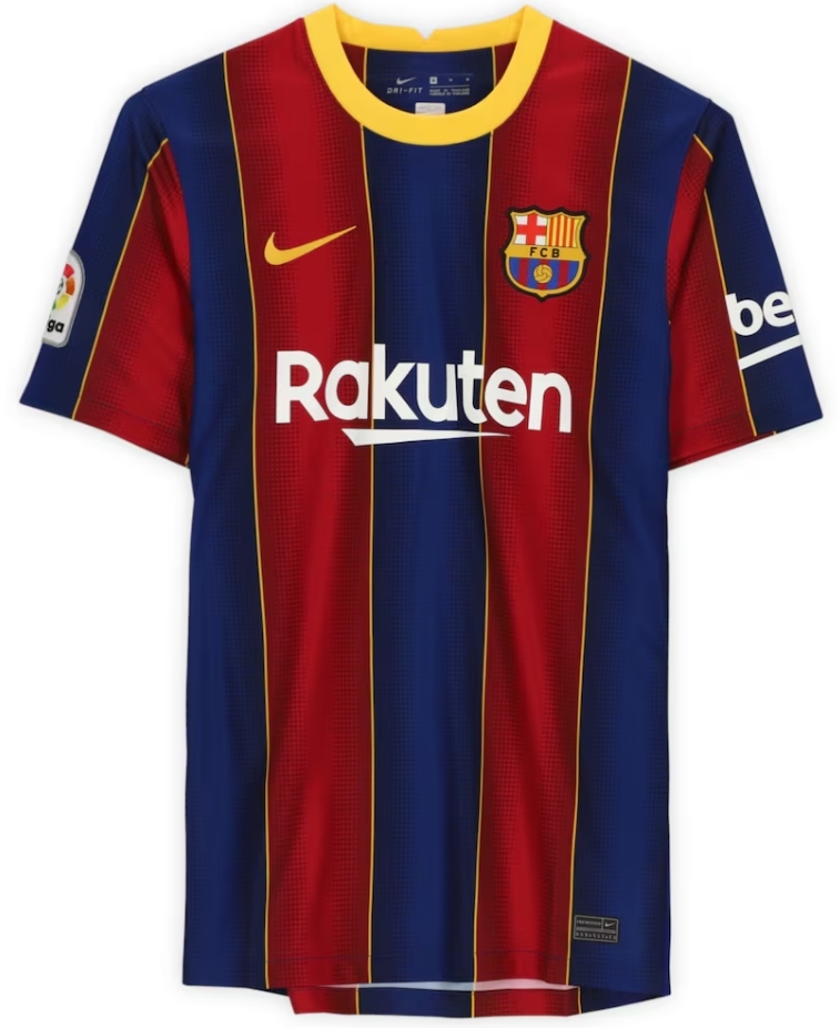 Lionel Messi Barcelona Autographed 2020-2021 Home Jersey
