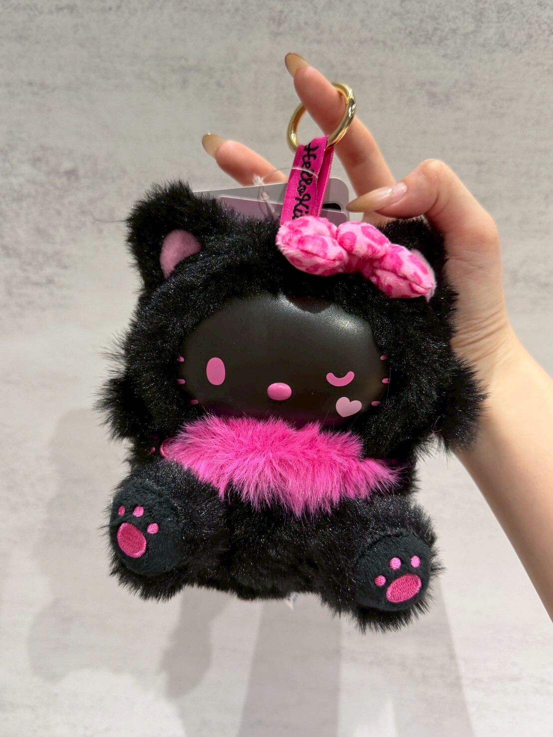 Hello Kitty 限定款 大隻 塘膠毛絨公仔吊飾 娃娃